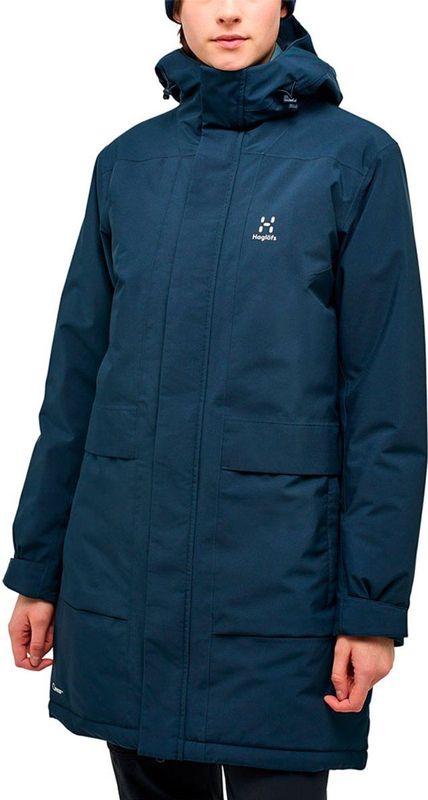 Haglofs - Salix Proof Mimic Parka - Zwart - Gerecycled PROOF™ - Wind- en Waterdicht