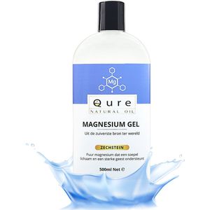 Magnesium Gel 500ml | Optimale Dosering Van 30% Pure Magnesium | Voor Optimale Ontspanning, Spierherstel en Een Gezonde Nachtrust