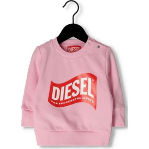 Diesel Sannyb Truien & Vesten Unisex - Sweater - Hoodie - Vest- Roze - Maat 74/80