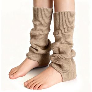 Warme herfst- en wintersokken - 35-40 cm - wijde sokken - warme beenwarmers voor dames in de herfst en winter - gepersonaliseerde sokken met inkeping - sokken met een middelhoge pijp - herfst- en winterbenodigdheden