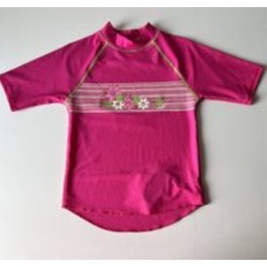 Zoggs - zwemtshirt - roze - korte mouwen - 8 jaar