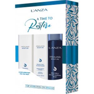 Lanza Crèmespoeling Lanza Healing Moisture SET a 3