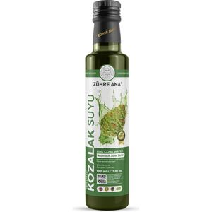 Zühre Ana Extract Sparrenhars Kegelwater / Ekstraktlı Çam Çırası Kozalak Suyu - 500 ml Ondersteuning voor Hoest, Keelpijn en Chronische Longklachten