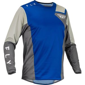 Fly Racing MX Jersey Kinetic Jet Blue Grey White 2XL - Maat - Jas