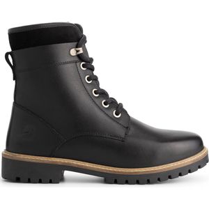 Travelin' Langdets Heren - Veterboots - Wolgevoerd - Zwart