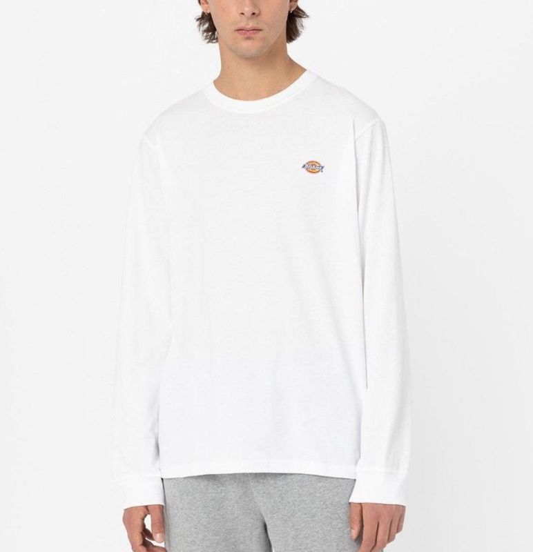 Dickies - LS Mapleton - T-shirt - Wit - Lange Mouwen