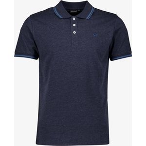 Unsigned heren polo donkerblauw - Maat M