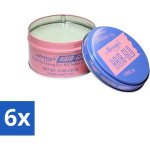 Murray's - Hair-Glo - Pomade - Klassieke Look - Verzorgende Glans - 85 ml - Voordeelverpakking - 6 stuks