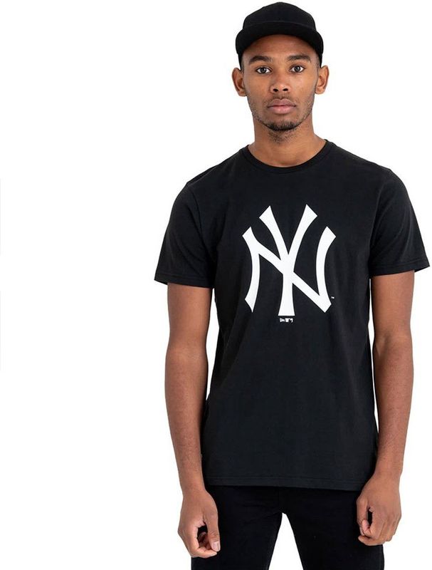 New Era - MLB Regular New York Yankees - T-shirt - Zwart - Korte Mouwen