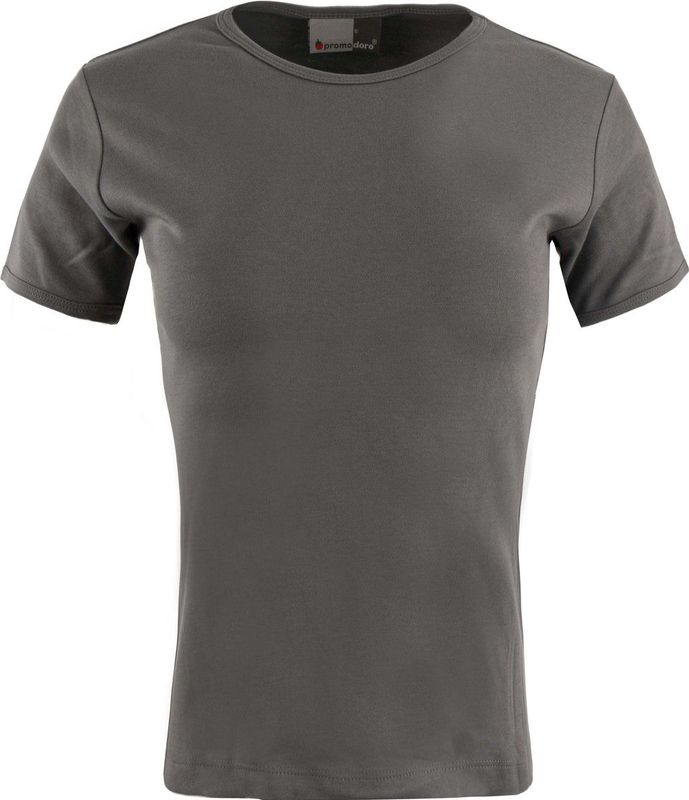 Women's t-shirt promodoro interlock light grey