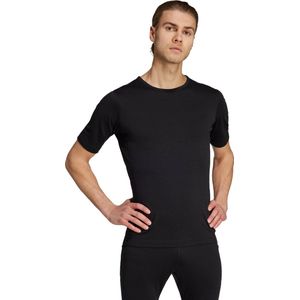 adidas TERREX XPERIOR MERINO 200 BASISLAAG MET KORTE MOUWEN - Heren - Zwart- S