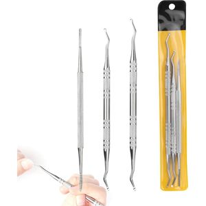 3-delige set voor ingegroeide teennagels - Professionele nagelverzorging en manicure/pedicureset