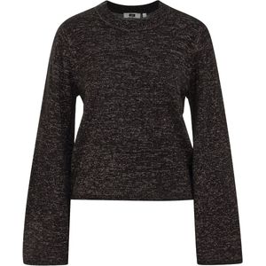 WE Fashion - Dames Trui - Zwart - Met Glittergaren
