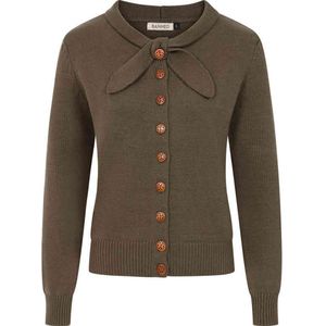 Banned Retro - Cardigan - Olijfgroen