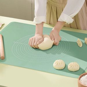 Grote siliconen bakmat met anti-aanbaklaag en hoge rand - Multifunctionele deegrolmat voor koekjes en macarons