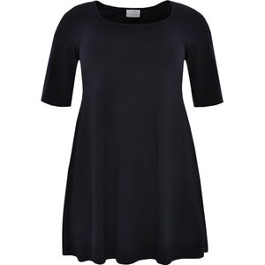 Tuniek - Effen - Katoen - Halve Mouw - Wijde Pasvorm - Lange Pasvorm