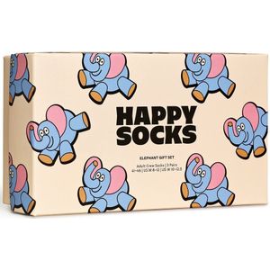 Happy Socks Elephant Socks Gift Set maat 36-40