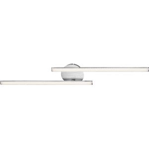 Briloner Leuchten GO Plafondlamp - LED - 9W - 2 lichts - Warm wit licht - Aluminium Kleur