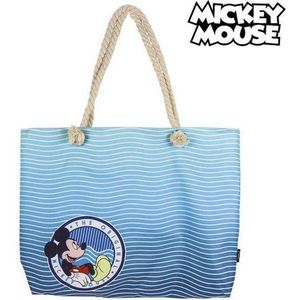 Strandtas Mickey Mouse 72926 Marineblauw Katoen