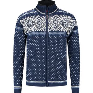 Norfinde Noors vest-windstopper - 100% zuivere wol - blauw