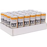 Body & Fit FIT Energy Drink - Orange - 24 Blikken - Hypotone Sportdrank met Elektrolyten en BCAA - 6000 ml