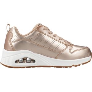 Skechers Uno Metallixs dames sneaker Rose Goud Maat 40