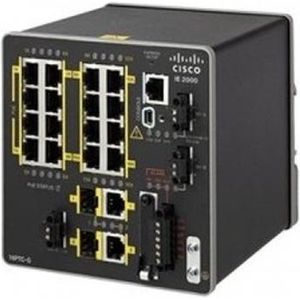 Cisco IE-2000U-16TC-G netwerk-switch Managed L2/L4 Fast Ethernet (10/100) Zwart