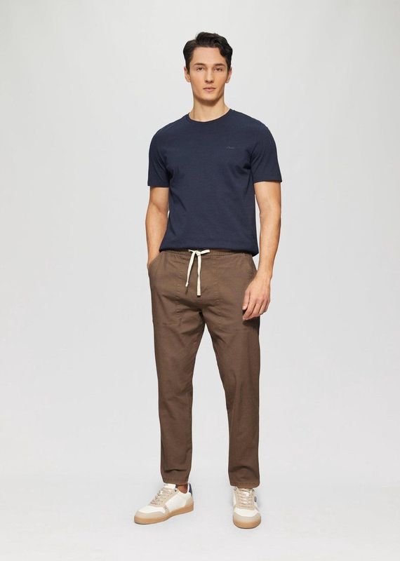 Chino Broek - Effen - Katoen - Loosefit