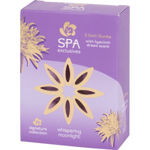 Spa Exclusives bruisballen - Bruisballen 5 stuks Witch Hyacinth Dream Scent - Spa Exclusives bruisballen Whispering Moonlight