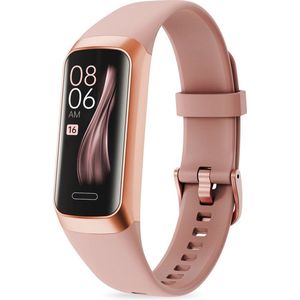Otiume Activity Tracker HR met Stappenteller en Hartslagmeter - Sporthorloge - Smartwatch -Zwart voor Dames, Heren en Kinderen - Fitness Tracker - Bloeddrukmeter - Roze