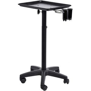 EGoods - Stevige Aluminium Trolley met Wielen en Gereedschapshouder voor Salons - Haarschoonheidskar met Dienblad voor Medische Behandeling en Tandheelkundige Klinieken