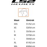 LS2 Helm Fast EVO Crusher MX437 glans zwart / fluor geel maat XXL