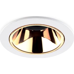 Groenovatie LED Inbouwspot 5W CREE - Rond - Kantelbaar - Dimbaar - Wit/Koper