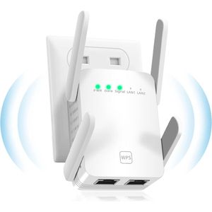 Solacis Wifi versterker stopcontact - Wifi versterker - Wifi repeater - Wifi stopcontact - Wifi verbeteren - Betere wifi - Must have voor een betere wifi in huis!
