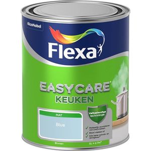 Flexa | Easycare Muurverf Mat Keuken | Blue - Kleur van het jaar 2010 | 1L