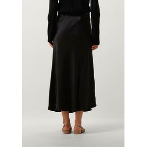 Notre-V Satin Skirt Rokken Dames - Zwart - Maat XXL