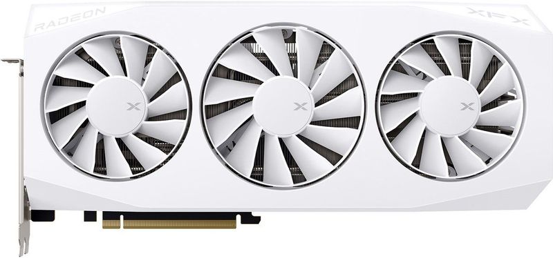 XFX - Radeon RX 9060 XT Mercury OC - Grafische Kaart - Wit - 16GB GDDR6 RAM