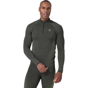 Odlo BL TOP Turtle neck l/s half zip PERFORMANCE WARM ECO GRIJS - Maat S