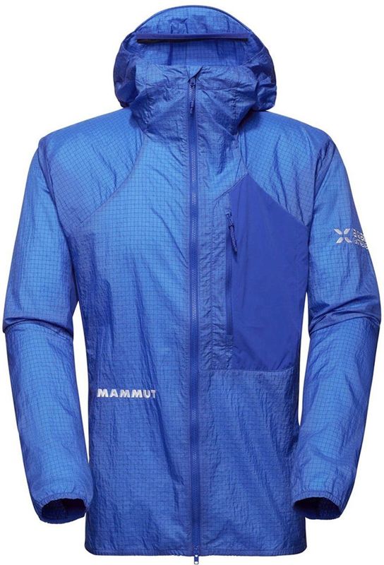 Mammut Eiger Nordwand Advanced Windbreaker Hooded Jacket Softshelljack (Heren |blauw)
