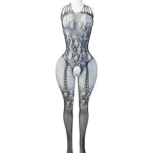 BamBella ® - Panty pak -Onesize - body suit - Dames - Onesize - Erotische jumpsuit van kant lingerie zwart