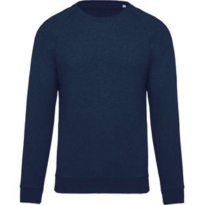 Kariban Herensweater BIO ronde hals raglanmouwen K480 - French Navy Heather - L