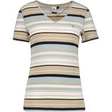 Luhta Kivihaka L T-shirt Met Korte Mouwen En V-hals Veelkleurig XS Vrouw