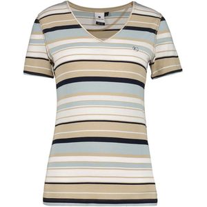 Luhta Kivihaka L T-shirt Met Korte Mouwen En V-hals Veelkleurig XS Vrouw