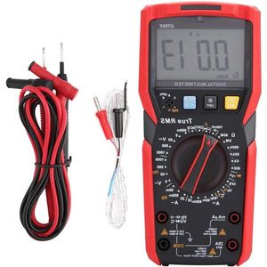 NVC Digitale spanningsmeter met temperatuurmeting (rood en grijs) (UT89X / UT89XD)