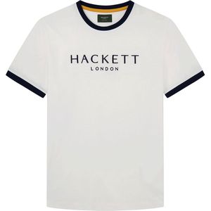 Hackett Heritage Classic T-shirt Met Korte Mouwen Wit M Man