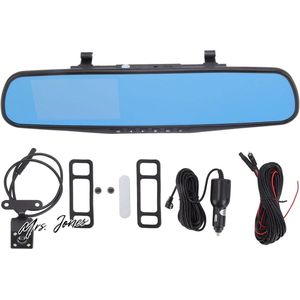 Mrs. Jones Achteruitkijkspiegel Dash Cam 43-inch HD Smart Camera voor Auto's Vrachtwagens Parkeerbewaking Loopopname G-sensor .
