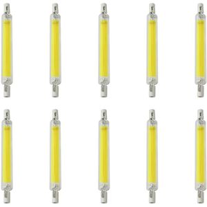 Avide R7s LED Staaflamp - Warm Wit Licht - 118mm - 13W - 220-240V - 1100lm - 10 Stuks