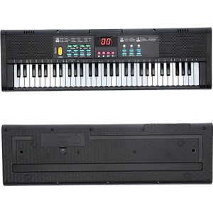 Luxe Elektrische Piano – Keyboard – voor Beginners & Gevorderden – Leermodus – Inclusief Karaokeset – Multifunctioneel – Zwart