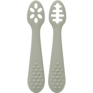 Eerste Lepel voor Baby – Siliconen, BPA-vrij & Perfect om Zelf te Leren Eten - Groen