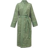 Pip Studio Jasmin Jacquard Bathrobe Badjas - Groen - L